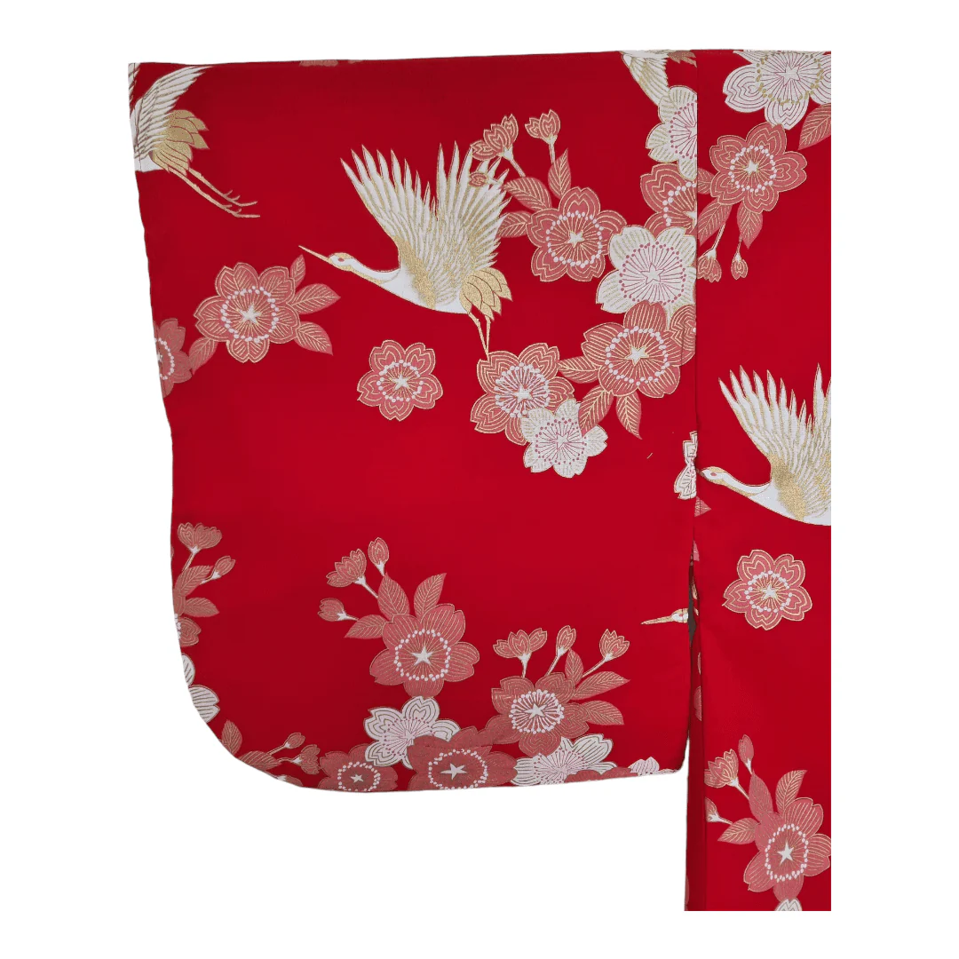 Damen Yukata Kranich Sakura - Image 6
