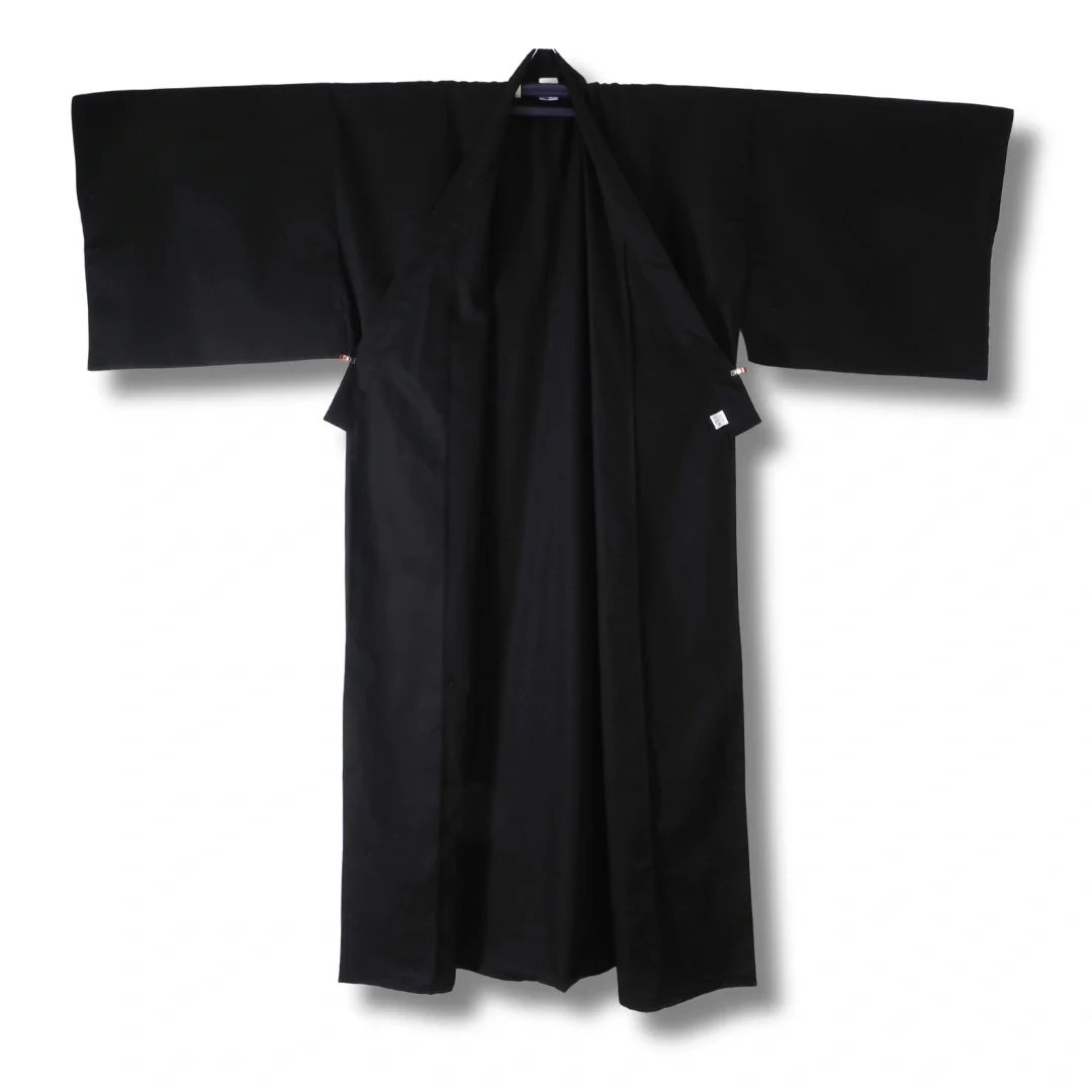 Herren Kimono Schwarz - Image 4