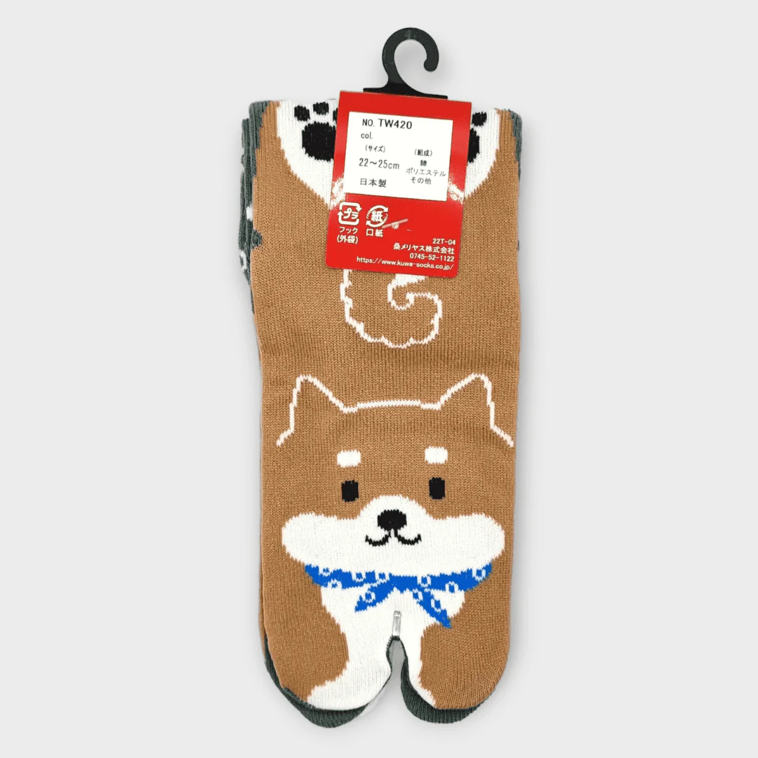japanische Tabi Socken Zehensocken  Shiba Inu 36-39 - Image 5