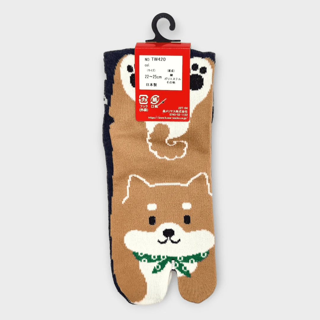 japanische Tabi Socken Zehensocken  Shiba Inu 36-39 - Image 8
