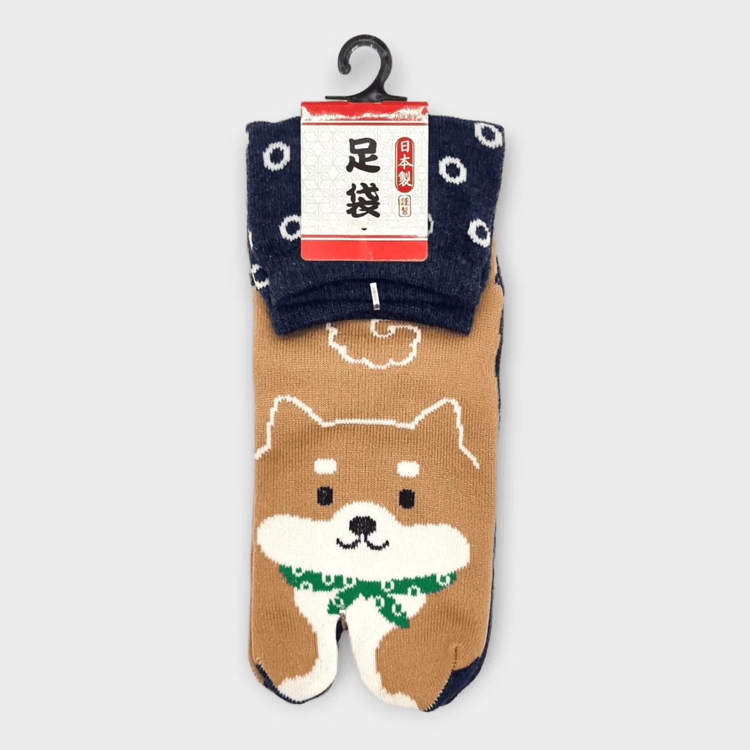 japanische Tabi Socken Zehensocken  Shiba Inu 36-39 - Image 9