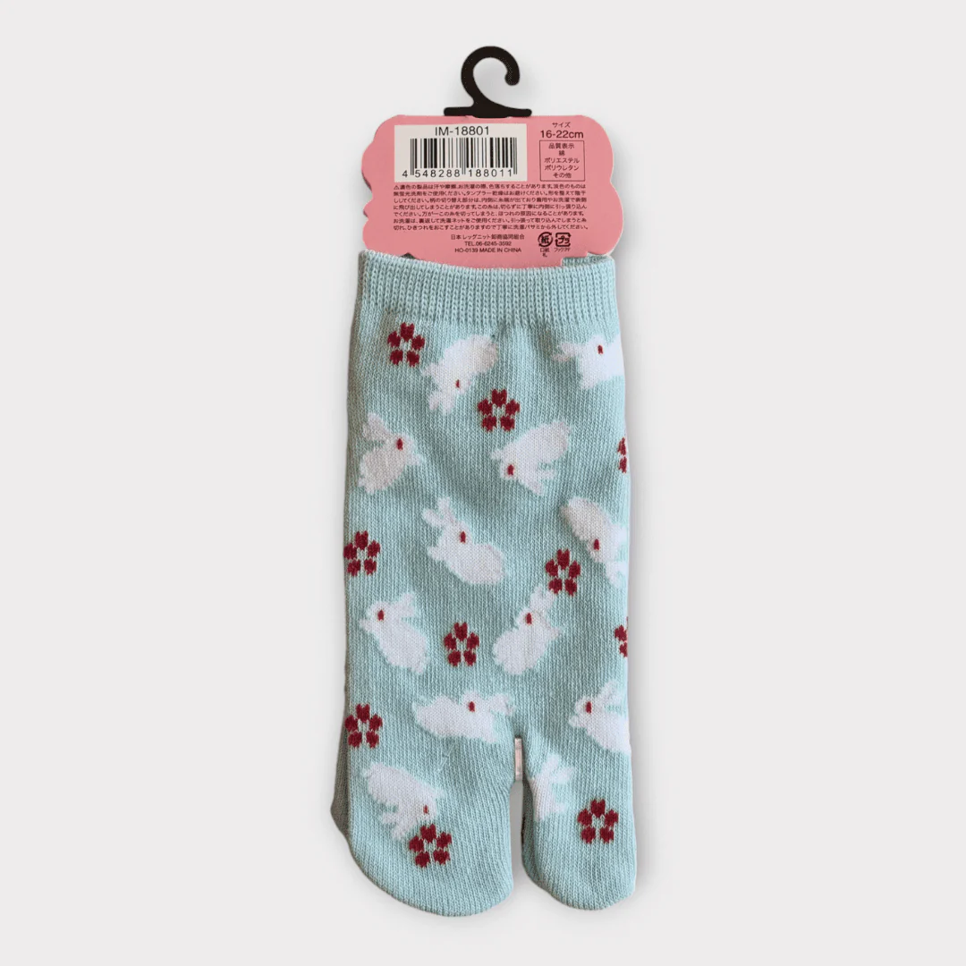 Kinder Tabi Socken Zehensocken Hasen 26-36 - Image 7