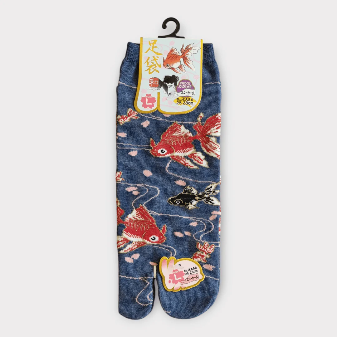 Kurze Tabi Socken Zehensocken Fische 39-43 - Image 2
