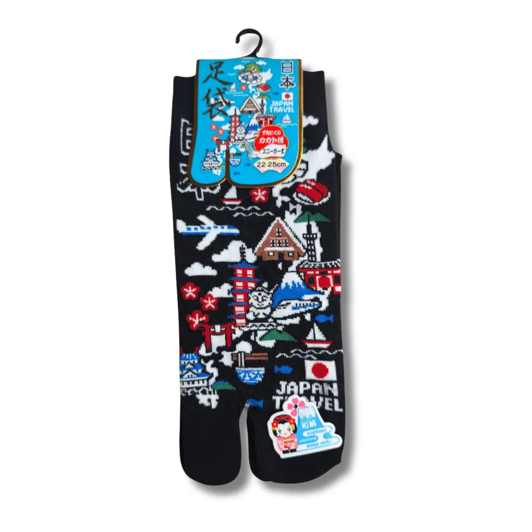 Kurze Tabi Socken Zehensocken Japan Karte 36-39 - Image 9