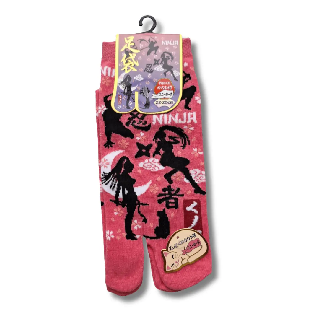 Kurze Tabi Socken Zehensocken Ninja-Girl 36-39 - Image 2