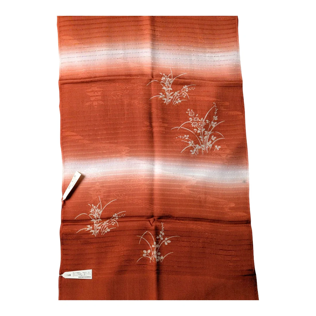 Obiage aus Seide Terracotta ungetragen - Image 3