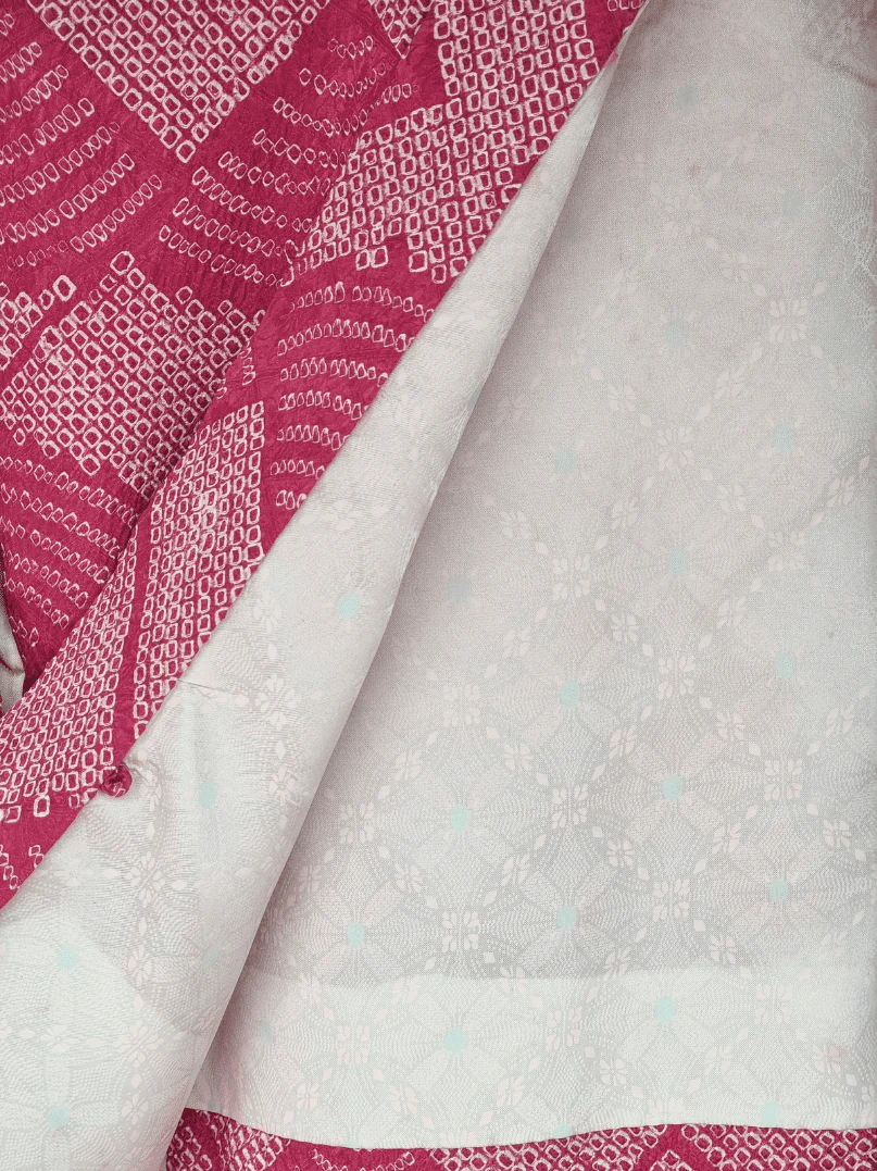 Vintage Haori Damen Shibori rot Higaki Seigaiha - Image 4